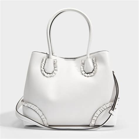 michael kors medium mercer gallery purse ruffle